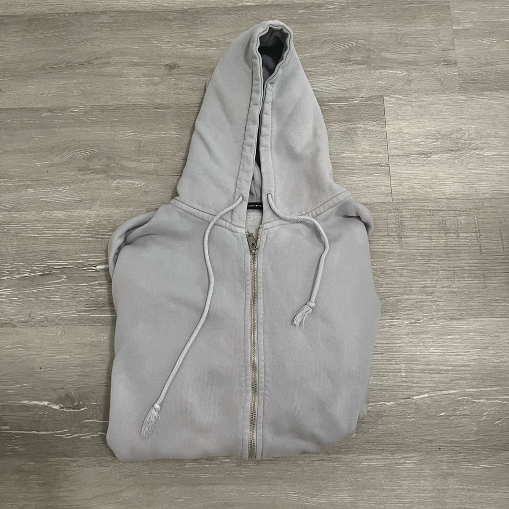 Brandy melville baby blue zip up